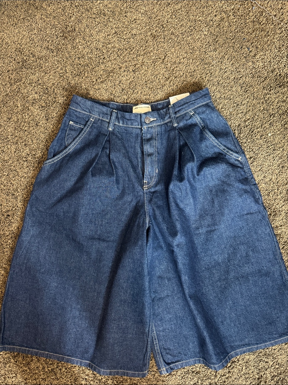 We The Free Indigo Denim Jeans - crvy Antonia crop